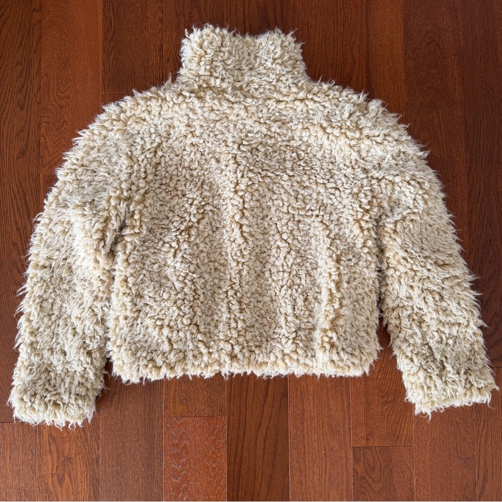 Anthropologie Brenna Faux Fur Jacket size L - Picture 5 of 10